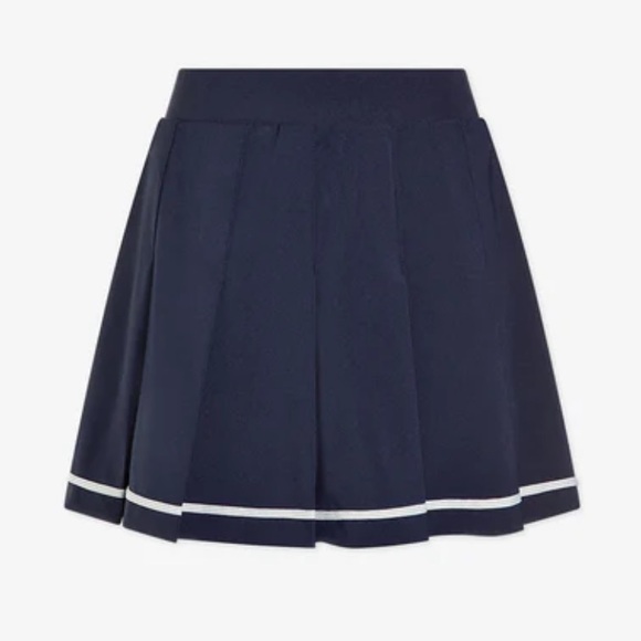 Classic Navy Pleated Skirt